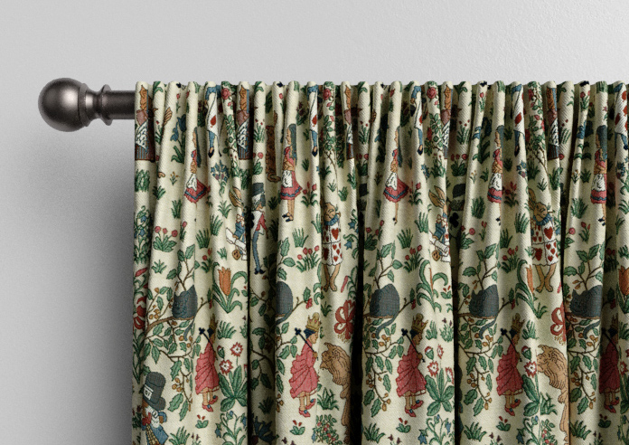 Memory Lane, Alice In Wonderland - Made to Measure Curtains - Image 9